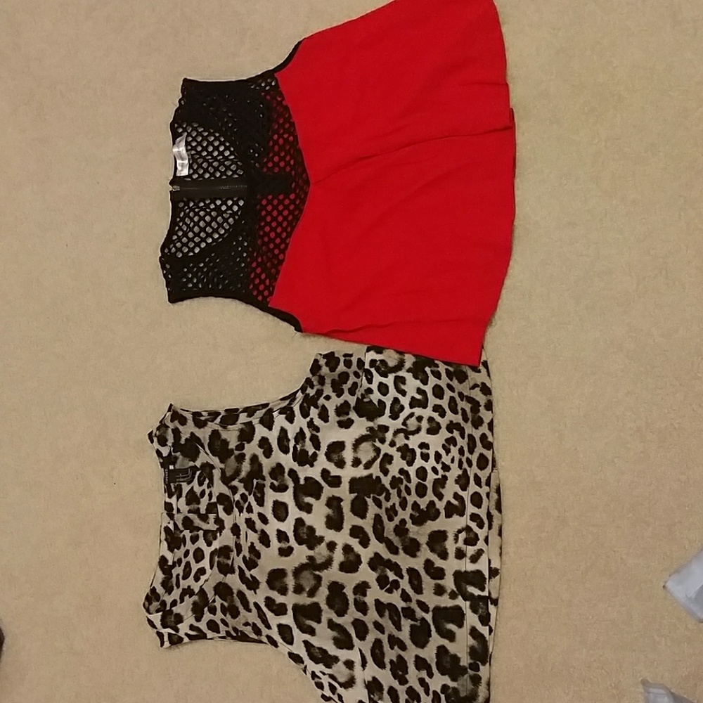 Two cropped tanks
